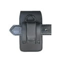 thumbnail image 4 of Black leather case with fixed clip fits Verizon Orbic Journey Flip Phone, 4 of 6