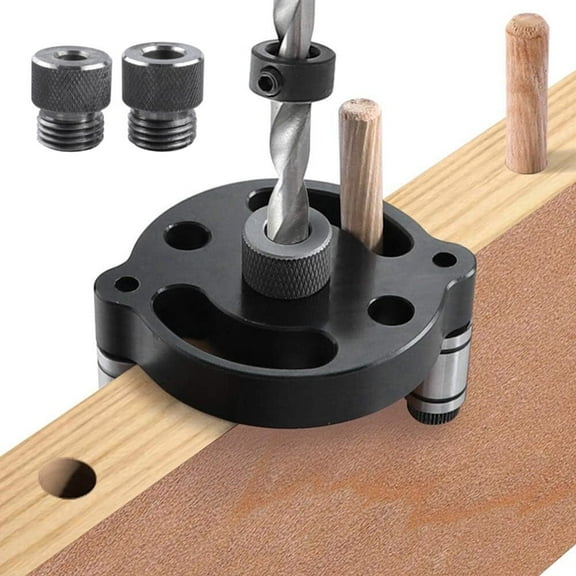 Self Centering Dowel Jig Wood Dowel Hole Drilling Woodworking Positioner Locator