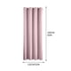 thumbnail image 2 of Cortinas de panel de par, 63 pulgadas de ancho x 52 pulgadas de alto, superposición de cortinas, cortinas elegantes para el dormitorio. Paneles de cortina de oscurecimiento, 63 pulgadas de ancho x 52, 2 of 7