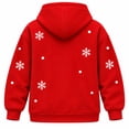 thumbnail image 5 of RGGEEUN Dog Pouch Hoodies Pet Carrier Hoodies Christmas Reindeer Graphic Long Sleeve Hooded Pullover with Pocket Mens Sweatshirt for Small Dogs and Cats Travel Party,XL, 5 of 7