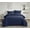 Indigo, variante sur Ensemble de housse de couette unie ultradouce
