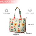 thumbnail image 4 of Pioneer Flower Floral Print Pattern Travel Tote Bags for Women Carry On,Large Weekender Bags for Women Travel,Multi Functional Duffle Bag for Work,Shopping,Sports, 4 of 5