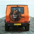 thumbnail image 6 of Sikiie Lion Forest Crown PVC Leather Spare Tire Wheel Cover Spare Tire Cover, for Car Truck SUV Camper Trailer Universal Fit(14-17in)-17 inch, 6 of 6