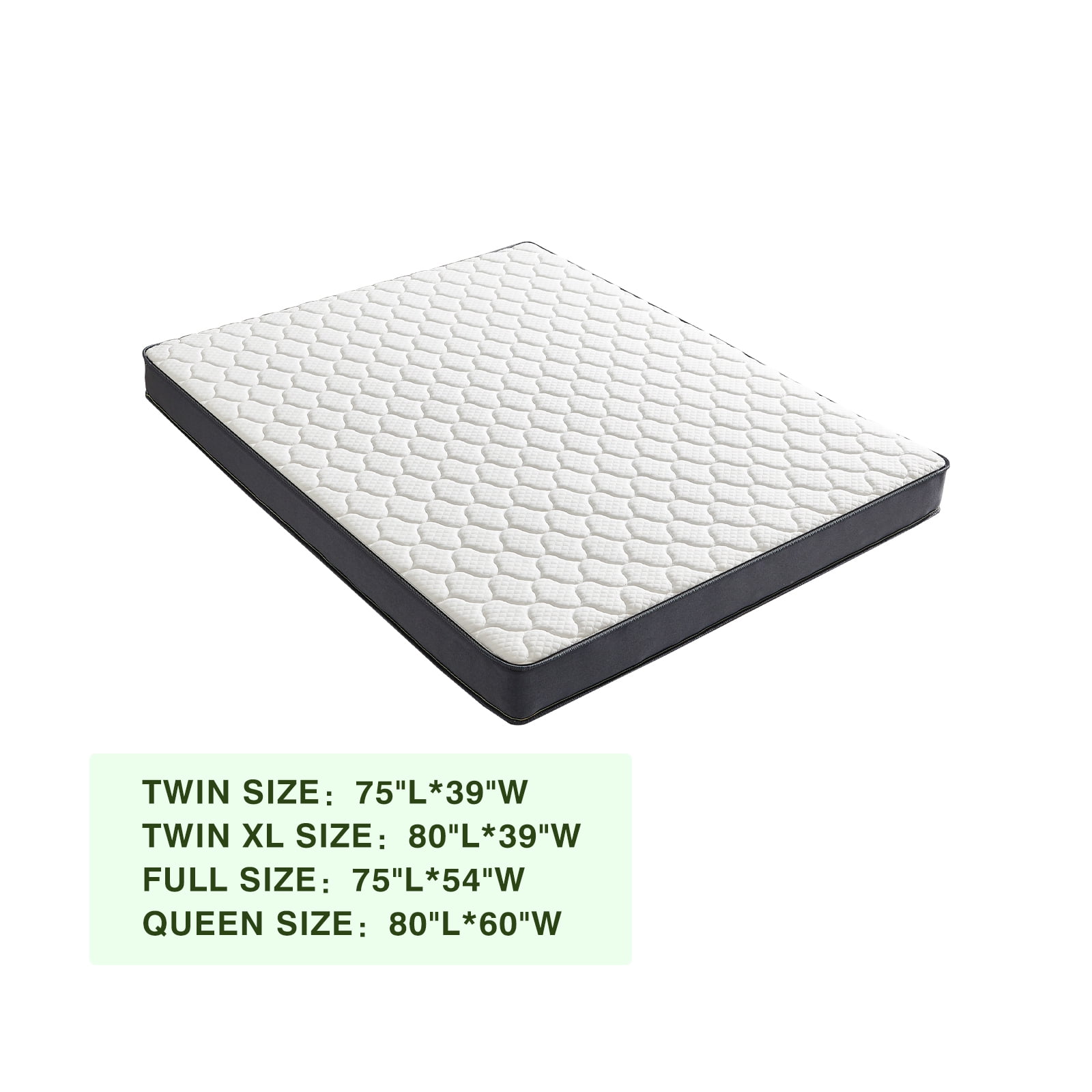 VFD Queen  Mattress, 6 inch Cooling Gel Memory Foam Hybrid Mattress in a Box Medium Feel, CertiPUR-US Certified