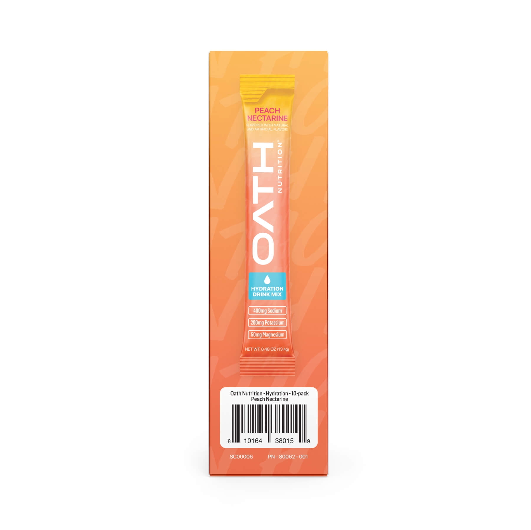 OATH Hydration Peach Nectarine 10-Count