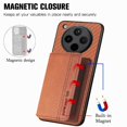 thumbnail image 4 of Case For FOXDOCK OPPO Find X8 Pro Stand Function RFID Blocking Magnetic Card Holder Complete Camera Safety, 4 of 4