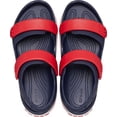thumbnail image 4 of Sandalia Crocs Crocband Cruiser Azul Marino Rojo Talla 11 para Niños, 4 of 7