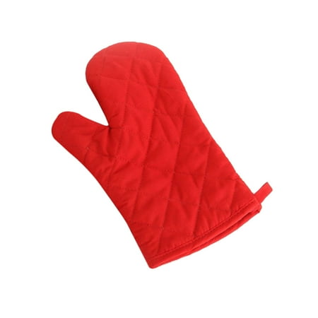 

1 Pair Oven Baking Gloves Thick Heat Resistant Insulation Heat Proof Cotton Oven Glove Pot Holder Cooking Mitts Kitchen Essential Red