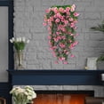 thumbnail image 5 of Artificial Silk Flower Vine Wall Hanging Basket for Home Wedding Garden Decor - 1 Piece, 5 of 7