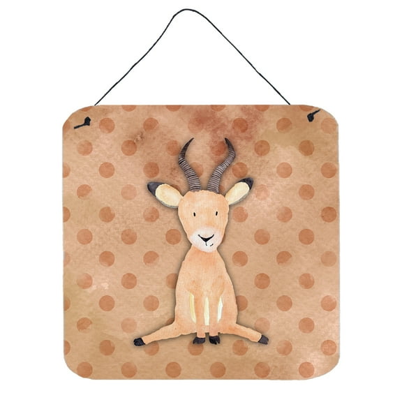 Polkadot Antelope Watercolor Wall or Door Hanging Prints