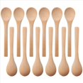 thumbnail image 2 of 150 Piezas Mini Cuchara De Madera Cucharas De Sopa Pequeñas Cucharas De Servir Cucharas De Condimentos Cuchara De Miel De Madera Madera Color, 2 of 8