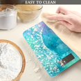 thumbnail image 6 of High Precision Digital Kitchen Scale Tempered Glass Food Scale Multifunction Scale Small Kitchen Appliances Pastel Blue Dandelions, 6 of 7