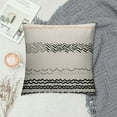 thumbnail image 2 of COMIO  Throw Pillow Covers Pattern Black and White Geometric Dots Lines of Borders Decor Pillow Cases Home Decorative Square Pillowcases, 2 of 5