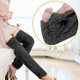 thumbnail image 2 of Over Knee High Fuzzy Long Socks Plush Slipper Stockings Leg Warmers Winter Home Sleeping Socks, 2 of 4