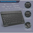 thumbnail image 6 of RHEA- Black Bluetooth Standard Keyboard - Wireless -Type On Anything -Many Compatible, 6 of 6