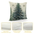 thumbnail image 4 of COMIO  Christmas Trees Snowflake Throw Pillow Cover,  Winter Holiday Cushion Case Decoration for Sofa Couch, 4 of 5