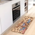 thumbnail image 5 of Cowboy American Flag Cow Bathroom Rug Non Slip Bathroom Mats Entry Door Soft Carpets for Kitchen Bedroom Living Room 39x20 inch, 5 of 7