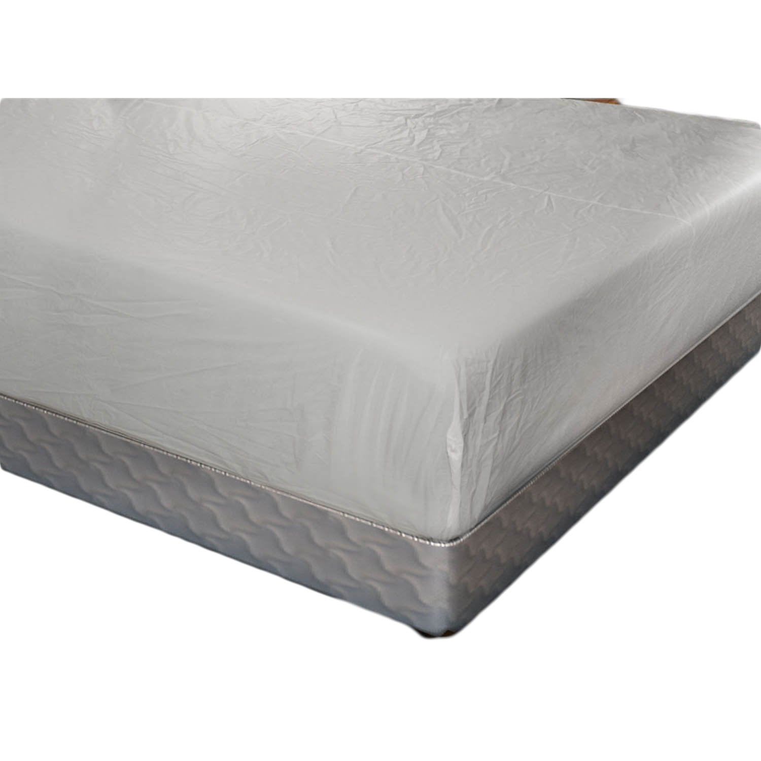 Gilbin Plastic Mattress Fitted Protector Twin XL, Waterproof Vinyl
