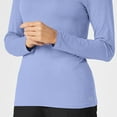 thumbnail image 5 of Wink Layers Women's Long Sleeve Silky Tee, Ceil Blue, S Womens, 5 of 6