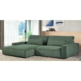thumbnail image 3 of US Pride Furniture 105.52''W Oversized Faing Left Chaise Sectional Sofa, Green, 3 of 4