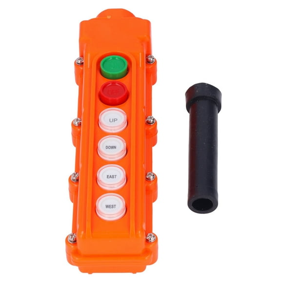 Lifting Pendant Control Station, Rainproof 6 Ways COB-62A Hoist Control Switch 220V/500V For Car Tailgates