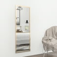 thumbnail image 5 of whitebeach Wall Full Length Mirror Gold Bedroom Full Body over The Door Mirror Door Hanging 44“×16", 5 of 5