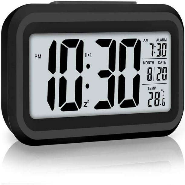 Reloj Despertador Digital con Pantalla LED, Despertador Electronico con Función , Temperatura, 12/24 H, Fecha, Reloj de Alarma Digital para Dormir, Mesilla, Dormitorio, Cocina, Oficina Shuxiu Wang 9024719186436