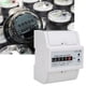 thumbnail image 4 of Medidor de vatios hora DDS548C monofásico 4P 230V medidor de energía 35mm montaje en carril Din, 4 of 13