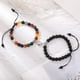 thumbnail image 4 of Heart Matching Couple Bracelets - Natural Stone Beads Yoga Bracelet for Romantic Lovers - Perfect Valentine's Day Gift, 4 of 5
