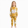 thumbnail image 6 of NOLDARES Kids Pajamas For Boys Skeleton Glow-in-The-Dark Cotton Toddler Halloween Outfit Boys and girls(Yellow,6Y), 6 of 8