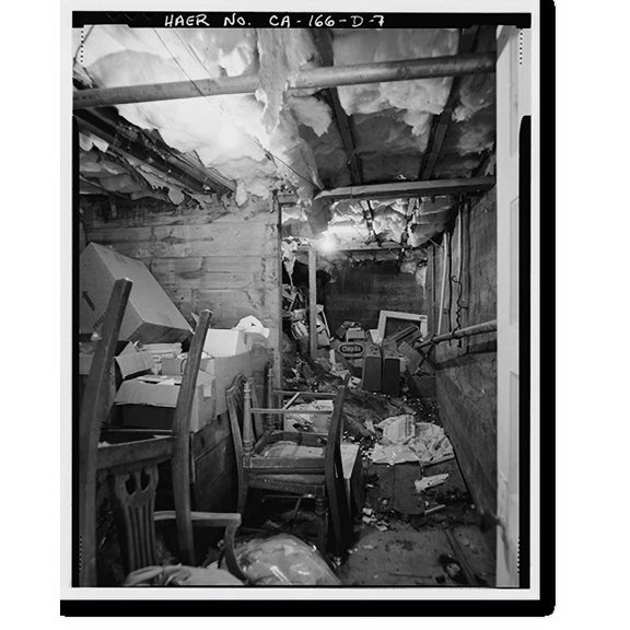 Historic Print, Rush Creek Hydroelectric System, Worker Cottage, Rush Creek, June Lake vicinity, Mono County, CA - 46, 16" x 20"
