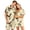 CBG55-Black, variant on IYYVV Couple Matching Halloween Pajama Set Gothic Cute Candy Silk Satin Sleepwear Short Sleeve Button Down 2 Pieces Loungewear Yellow S