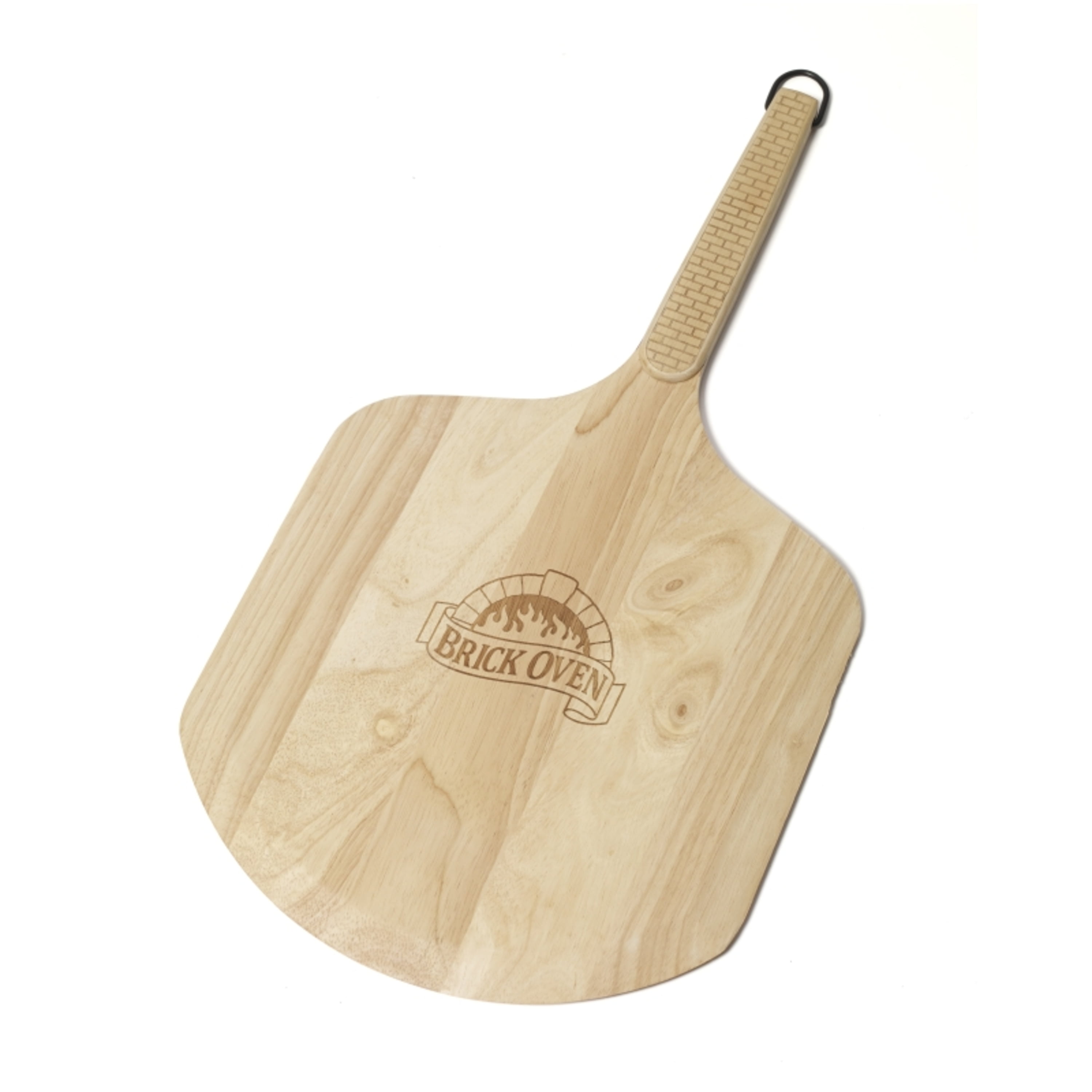 Wood 13 by 21Inch Italian Origins Round Pizza Peel Pizza Peels Home & Kitchen