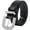 Black, variant on AWAYTR Women Rhinestone Buckle Belt - Crystal PU Leather Belts for Casual Jeans Dress