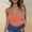 Orange, variant on Ayfxijin Bras for Women,Women's Solid Color Lock Sleeveless Strapless Solid Color Top