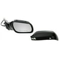 thumbnail image 4 of TRQ Gloss Black Power Side View Mirrors Left & Right Pair Set for 03-08 Mazda6 MRA09256, 4 of 5