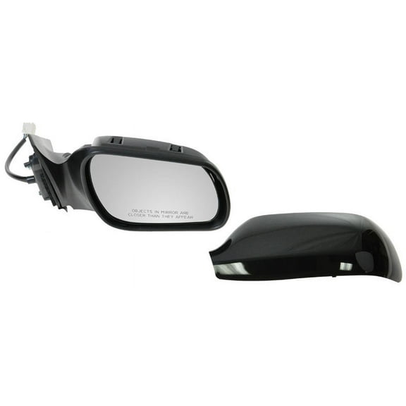 TRQ Gloss Black Power Side View Mirror RH for 03-08 Mazda 6 Mazda6 MRA05943