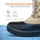 thumbnail image 3 of Dream Pairs Mujeres Botas de nieve impermeables Piel sintética Media pantorrilla con cordones Botas de nieve cálidas de invierno DP-CANADA Dream Pairs DP-CANADA, 3 of 6