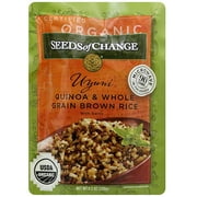 Seeds Of Change Brown Whole Grain With Garlic Quinoa & Rice, 8.5 oz (Pack of 12)
