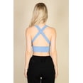 thumbnail image 3 of Ribbed Knit Deep Plunge Crop Top, 3 of 9