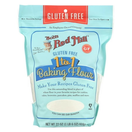 Bob's Red Mill Gluten Free Baking Flour 1 To 1 , 22 Oz - Walmart.com
