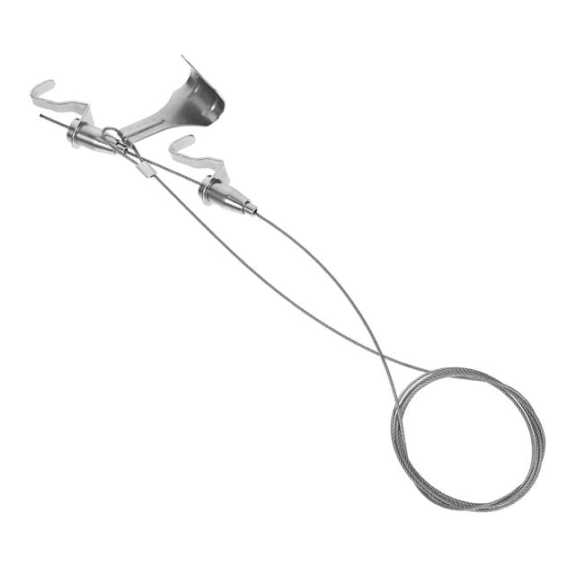 Phenofice Heavy Duty Steel Picture Hanging Wire Kit with Hooks for Home Use Adjustable Length Silver