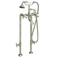 thumbnail image 2 of Cambridge Plumbing Inc CAM398463-CP Clawfoot Tub Freestanding British Telephone Faucet & Hand Held Shower Combo - Polished Chrome, 2 of 3