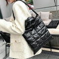 thumbnail image 6 of Autumn and Winter Women Cotton Bag Color Single Shoulder Bags Large Capacity Messenger Bag, 6 of 8