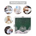 thumbnail image 5 of Boanket Green Christmas Cloth Napkins Set of 4, Holiday Napkins for Baby Shower, Christmas Tree Xmas Snowflake Washable Reusable Dinner Napkins for Cocktail Wedding Party, 20 x 20 Inch, 5 of 7