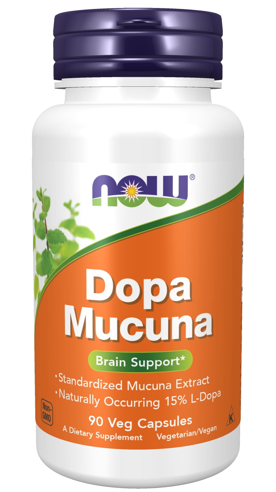 NOW Supplements, DOPA Mucuna, Standardized Mucuna Extract with