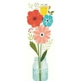 thumbnail image 2 of Mullan, Michael 8x14 Black Ornate Wood Framed with Double Matting Museum Art Print Titled - Seaside Bouquet VI Mason Jar, 2 of 4
