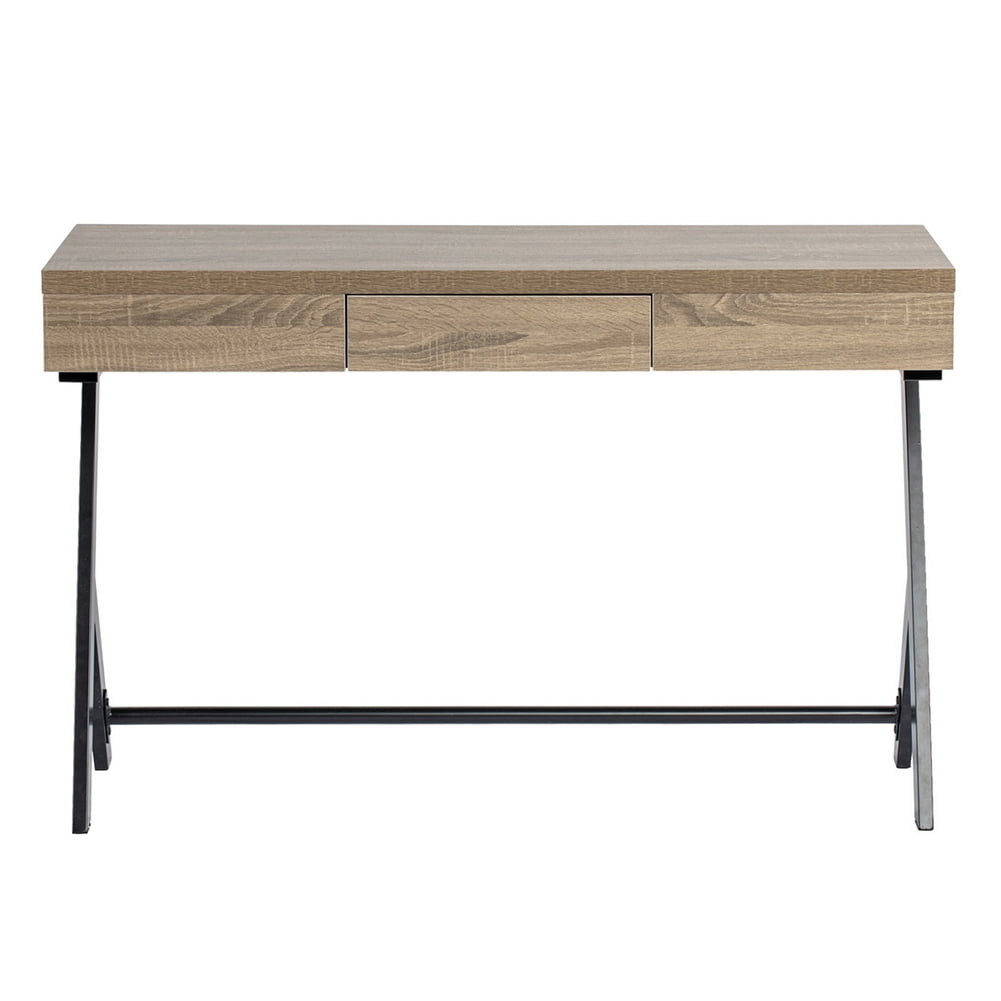 Kepooman Study Computer Desk, Home Office Writing Small Desk, Light Brown Kepooman Study Computer Desk, Home Office Writing Small Desk, Light Brown