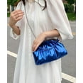thumbnail image 3 of Kukuzhu Women Pleat Hobo Shoulder Bags Fashion Bright Shell Evening Purse Chic Chain Crossbody Bag, 3 of 7