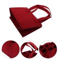 thumbnail image 1 of unbranded 1Ud Bolsa Tote De Fieltro Roja Para De Vino Resistente Y Plegable, 1 of 6